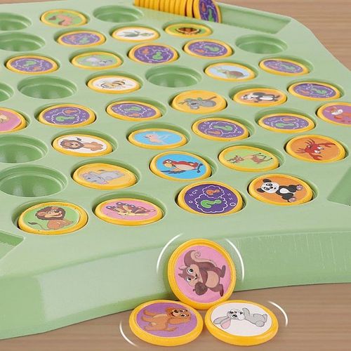 Kids' 2-Player Animal Flip Chess