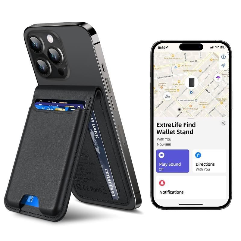 ✨️Magntic Universal Magnetic Card Wallet-black🎁Best Gift for Your Father Husband Male Friend
