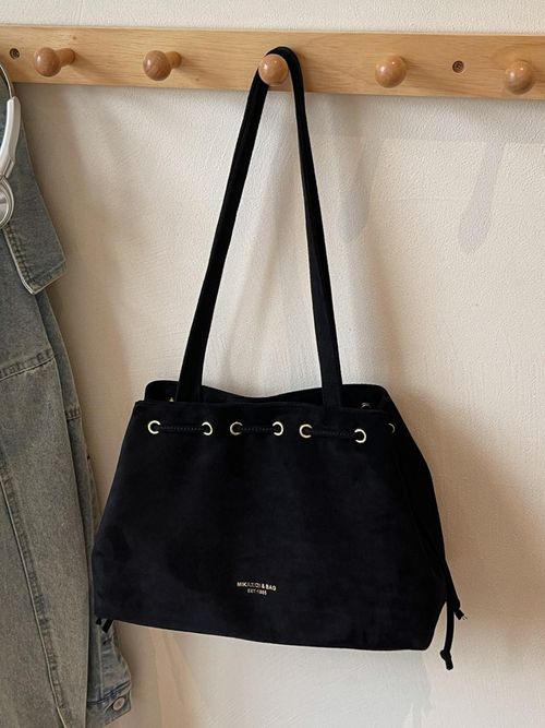 Women's Retro Drawstring Tote Bag