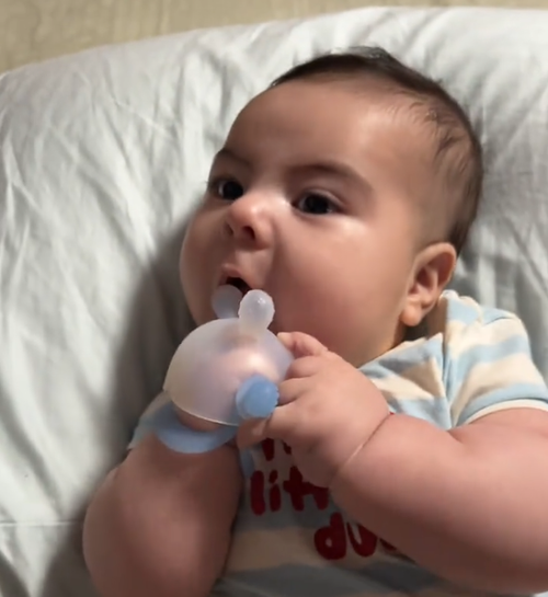 Bunny Teether Mitten