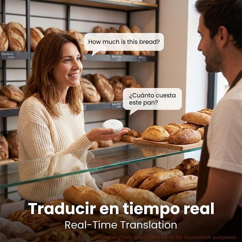 👀Heavily discounted!  AI Wearable Language Translator & Pocket Tutor