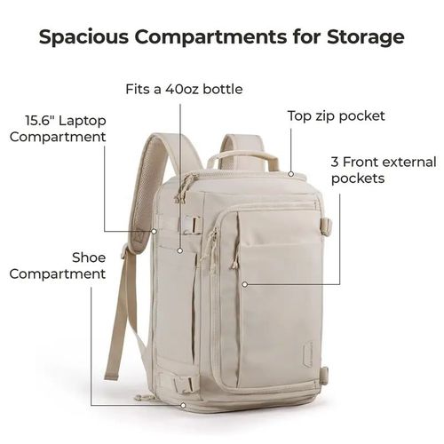 Waterproof Carry-On Travel Backpack
