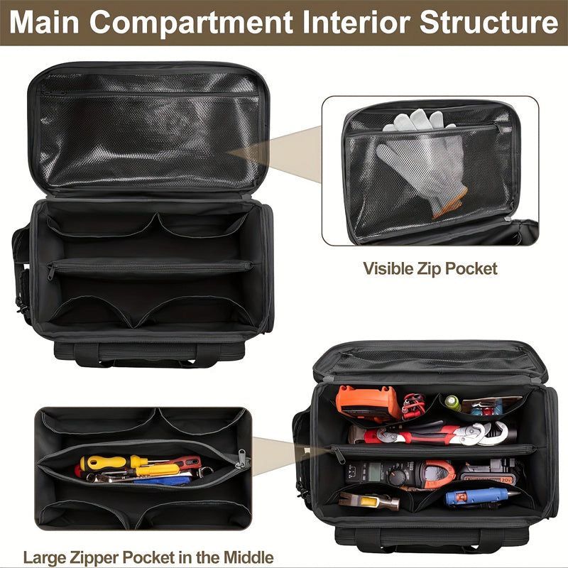 💥Big discount  💥14-Inch Heavy-Duty Canvas Tool Bag👜