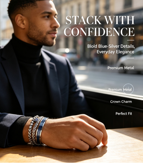 Men's 3-Piece Bracelet Set