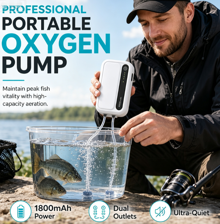 💨 Save 50%! 🧴 Portable Oxygen Pump – Rechargeable, compact & easy to use ✨