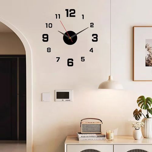 3D DIY Luminous Acrylic Wall Clock Set