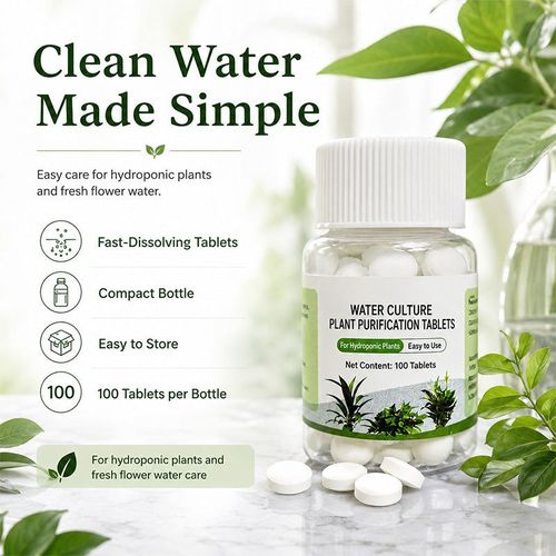 Purifying Tablets for Hydroponic Plants