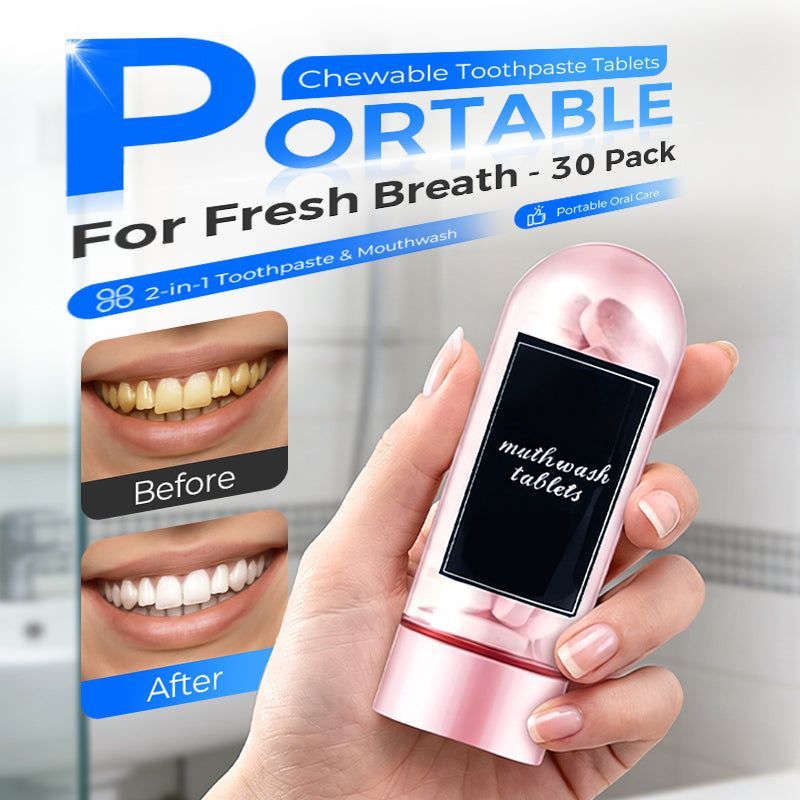 💖BUY 1 GET 2!!💥Portable chewable toothpaste tablets for fresh breath💋