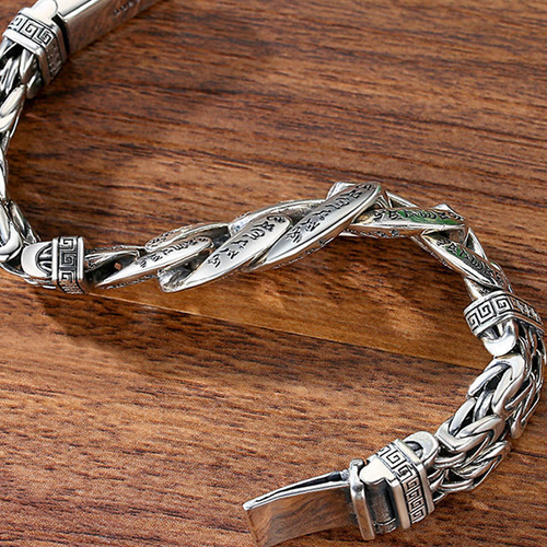 Men's Retro Mantra Bracelet