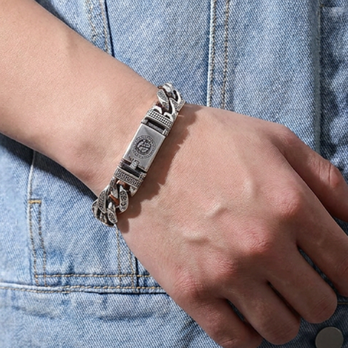 Men's Retro Mantra Bracelet
