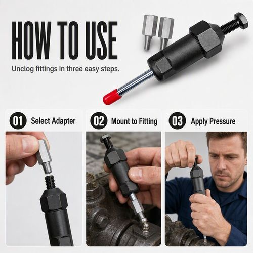 Powerful Lubrication Tube Cleaning Tool