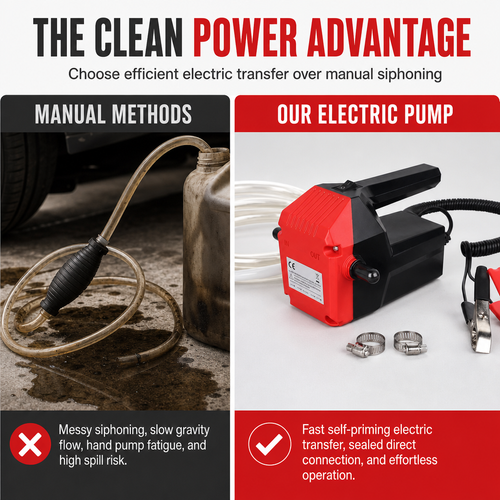 electric gear oil transfer pump