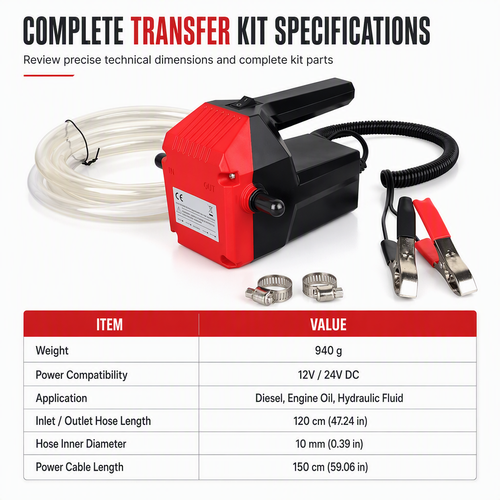 electric gear oil transfer pump