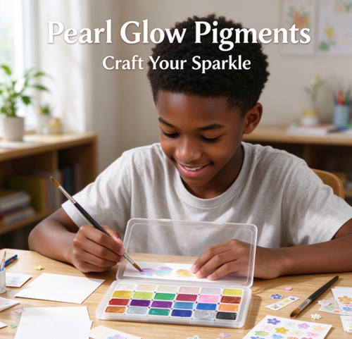 Pearlescent Solid Watercolor Smudge Paint Pigment