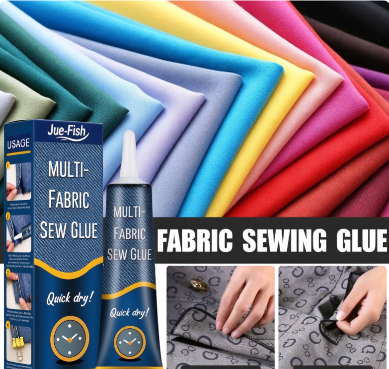 😘BUY 1 GET 2🔥Hot Sale🔥Cloth Repair Sew Glue( 50ml)