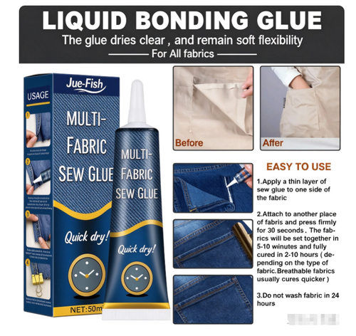 Cloth Repair Sew Glue