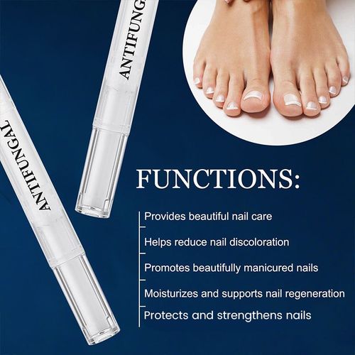 Nail fungus treatment pen for damaged nails
