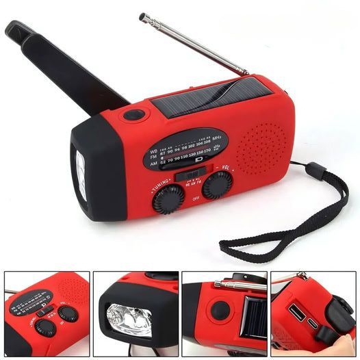 💥BIG DISCOUNT💥Multi-function Portable Solar Emergency Radio📢