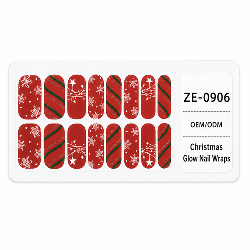 Christmas Glitter Nail Wraps