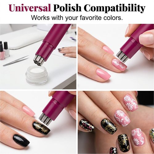 Professional Nail Art Stamping Tool Kit