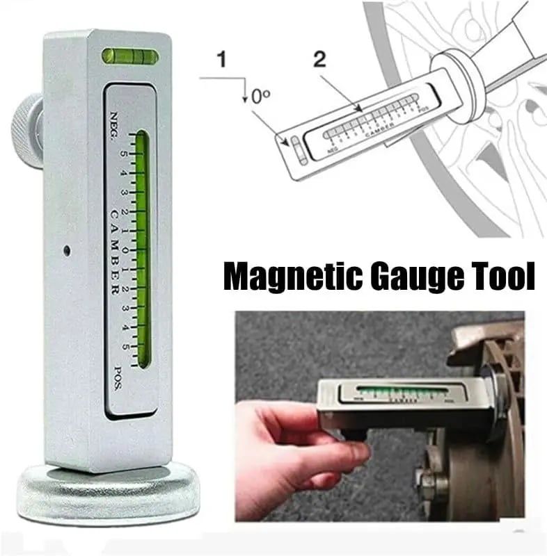 🔧 Magnetic Wheel Alignment Camber Gauge | For BMW, Benz, Jeep & More