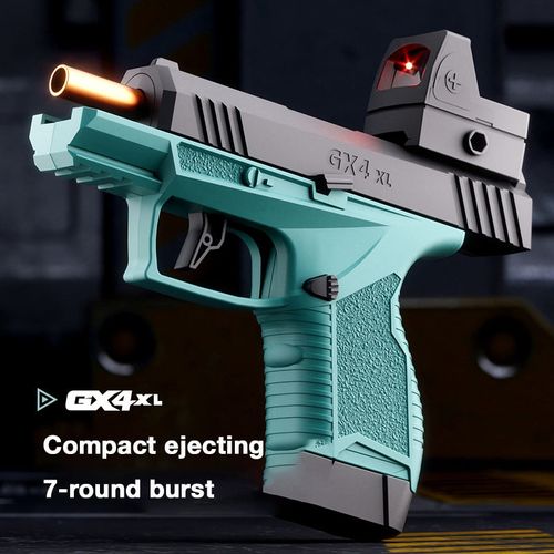 Compact Burst Fire Ejecting Toy Gun