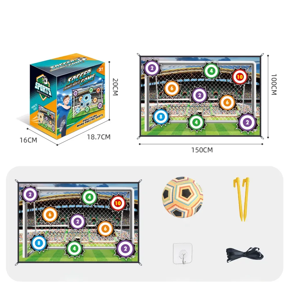 ⚽ 50% RABATT NU ! 🎉 Fotbollsspelset för Barn – Utomhuslek, Utvecklar Koordination & Familjekul 🏆