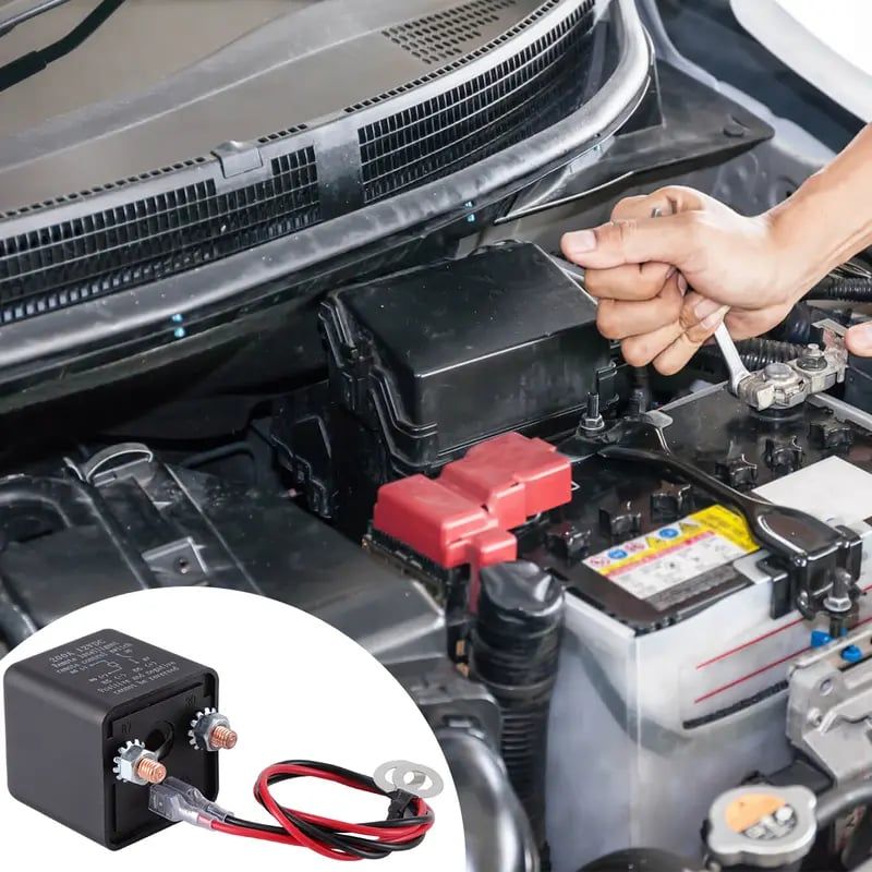 BIG DISCOUNT !!! 🔥49% Off✨200A 12V DC Car Battery Disconnect Switch Set