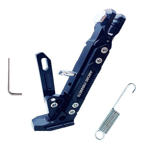Universal adjustable side stand for motorcycles