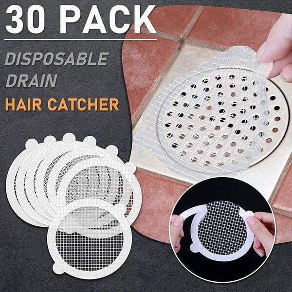BUY 1 GET 3 !!! 🔥30 PCS Disposable Shower Drain Hair Catcher