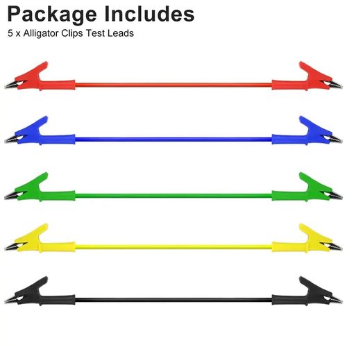 5Pcs Alligator Clips Test Leads Set