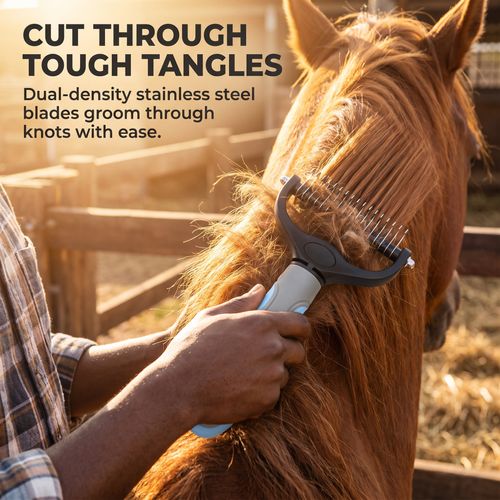 Equine Care Mane & Tail Grooming Rake