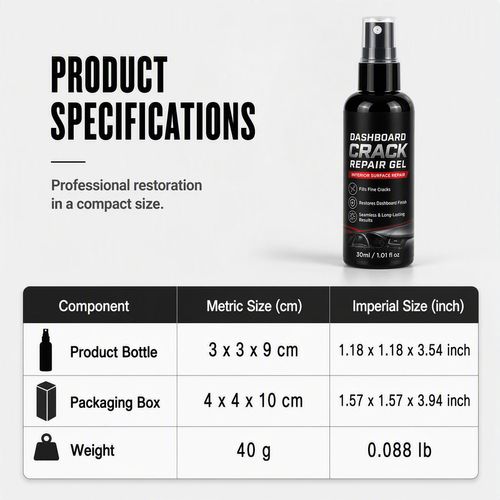 Professional Car Dashboard Crack Repair Gel Fills Cracks