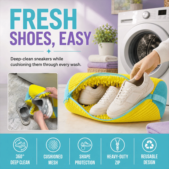 Microfiber Shoe Washing Machine Bag