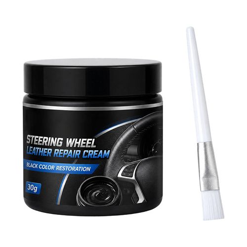 Car Steering Wheel Leather Repair Cream Black Leather