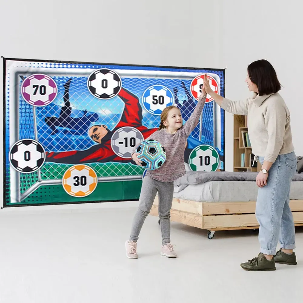 ⚽ 50% RABATT NU ! 🎉 Fotbollsspelset för Barn – Utomhuslek, Utvecklar Koordination & Familjekul 🏆