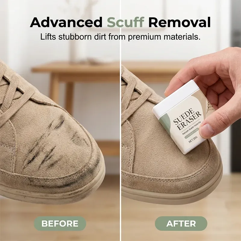 🥳2026 HOT SALE🥳💞50K+ SOLD! 👟✨ 50% OFF! Suede Eraser Cleaner – waterless, removes scuffs & dirt from suede, nubuck, shoe…