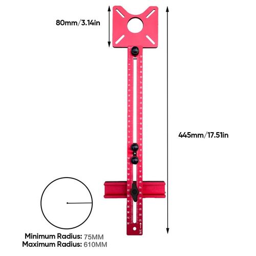 3-in-1 Router Milling Groove Bracket