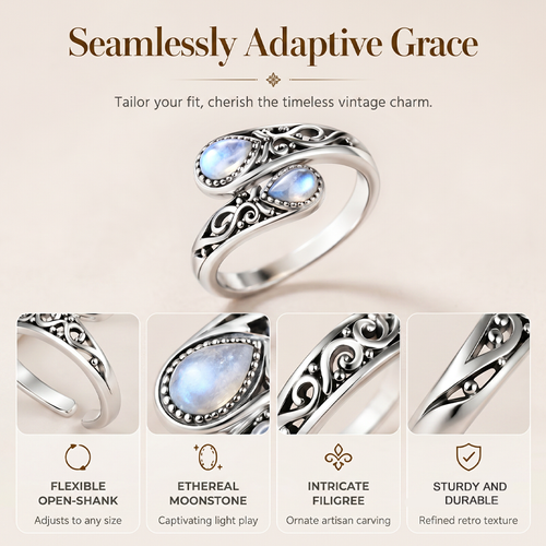 Vintage Adjustable Open Ring