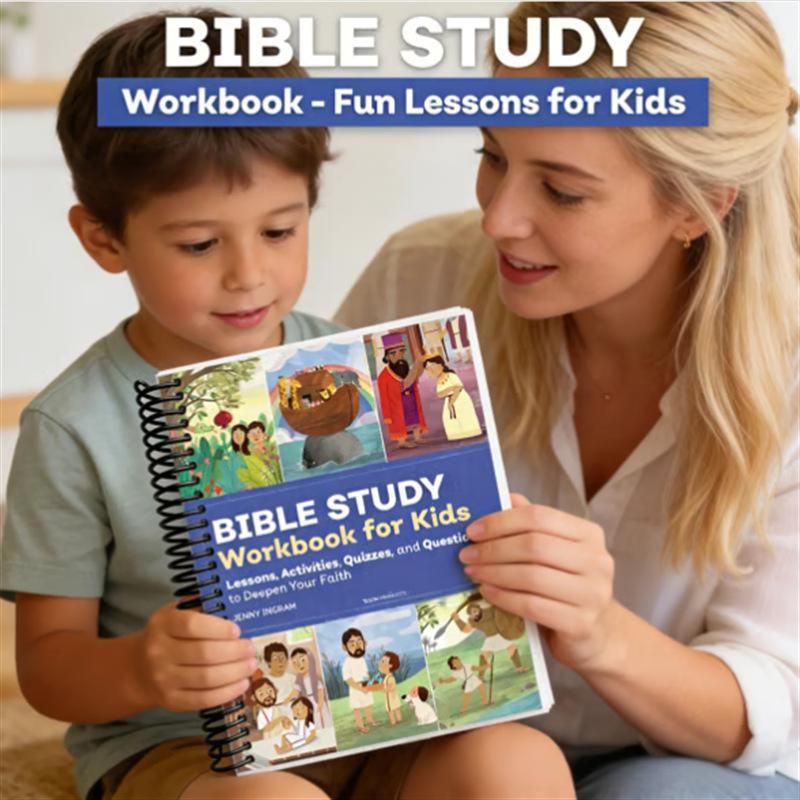 ✝️Bible Study Workbook for Kids Notebook ✝️