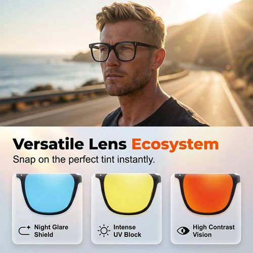 Magnetic 3 In 1 Glasses