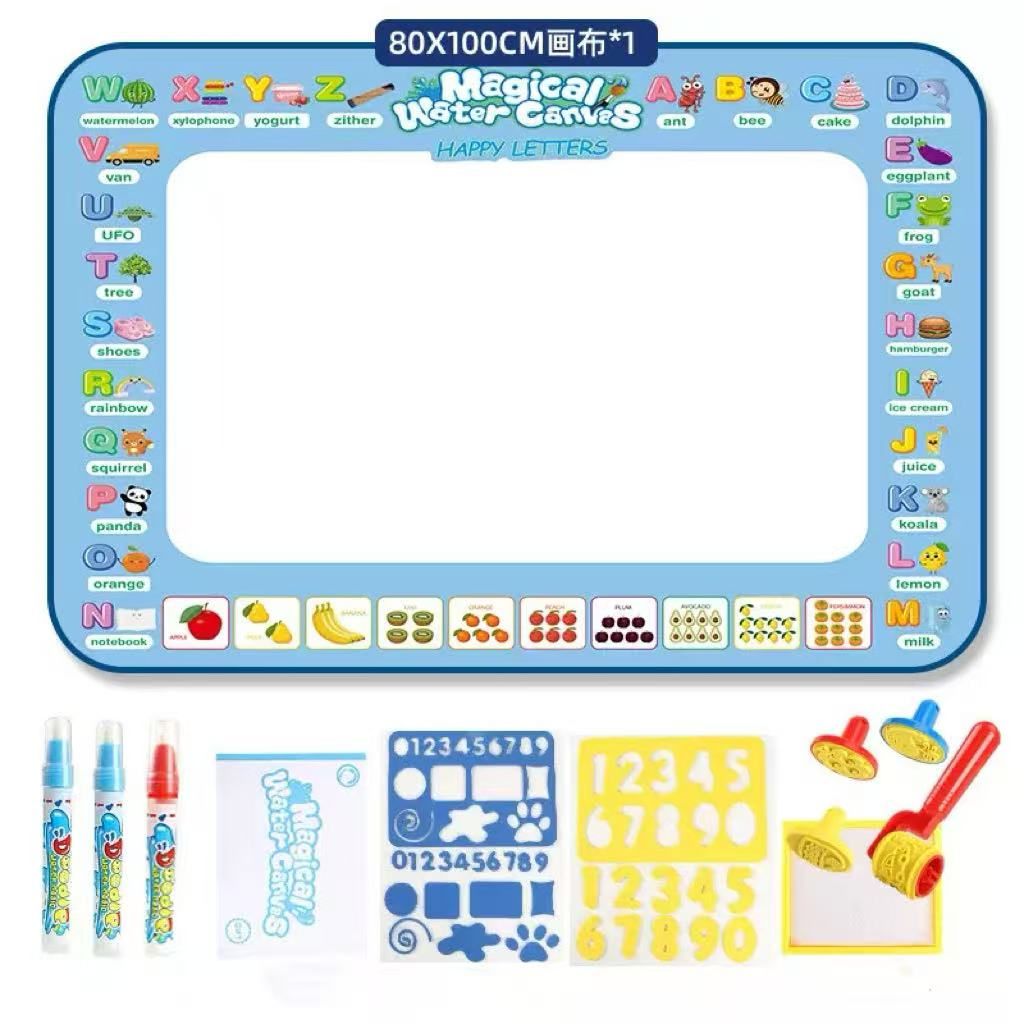 🔥Last Day Promotion 49% OFF - Water Doodle Mat ,Aqua Painting Drawing Mat Mess Free Learning Toy Mat