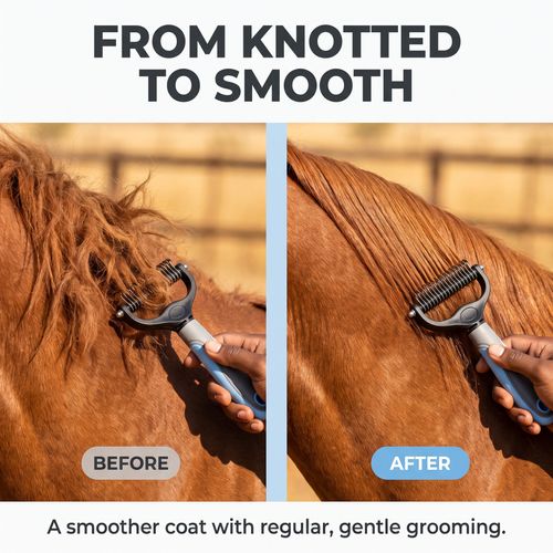 Equine Care Mane & Tail Grooming Rake