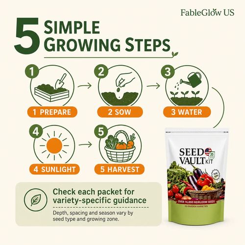 Vegetable Seed Vault Kit