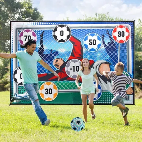 ⚽ 50% RABATT NU ! 🎉 Fotbollsspelset för Barn – Utomhuslek, Utvecklar Koordination & Familjekul 🏆