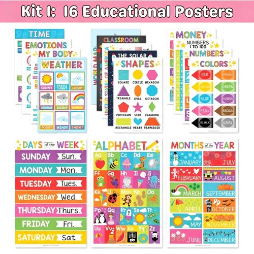 Preschool Head Start Learning Kit – Fun Early Education Acti