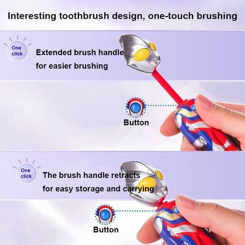 Retractable Ultraman Toothbrush