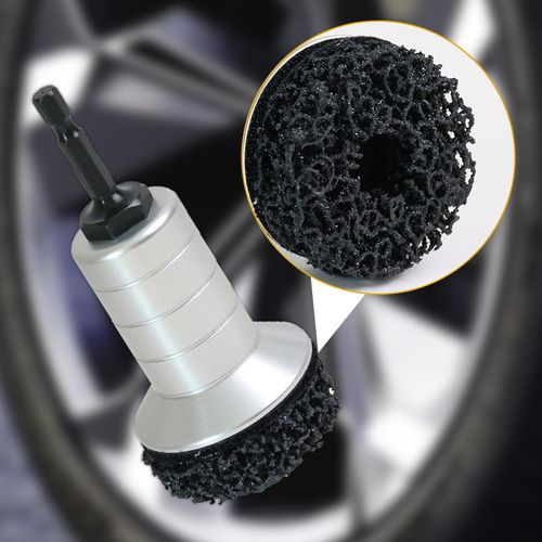 Rust Removal & Maintenance Tool Kit for Automotive Wheel (with 5 Polishing Pads)