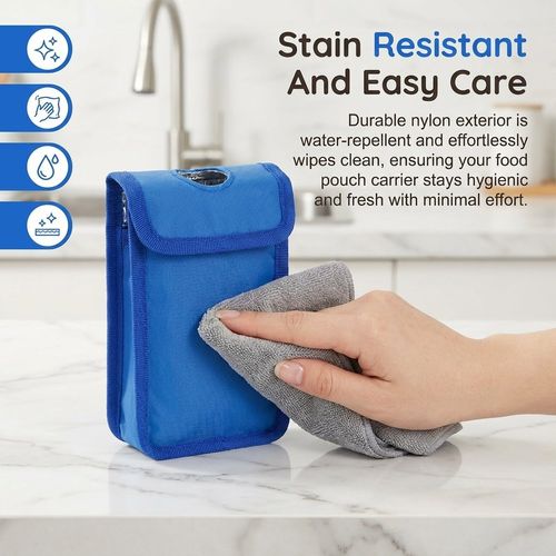 Nylon Food Pouch Insulator – Soft, insulated sleeve designed for standard 4 oz. food pouches, portable and perfectly si…