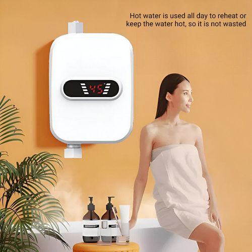 Shower Water Heater 3500W with LCD Display